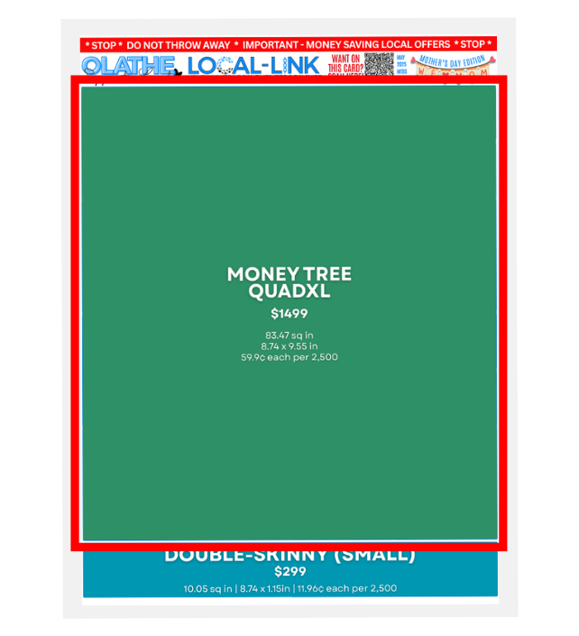 Skinny Ad Size Preview